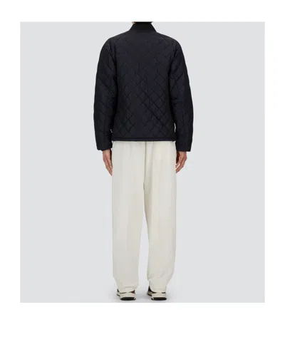 Herno Jacket In Nylon Chamonix And Waxed Tech Cotton In Blue