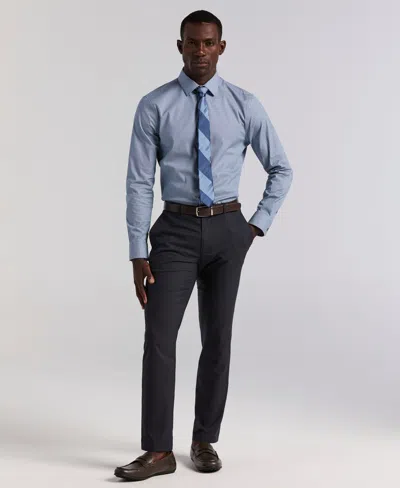 Perry Ellis Men's Tile Geo Print Cotton Shirt In Blue