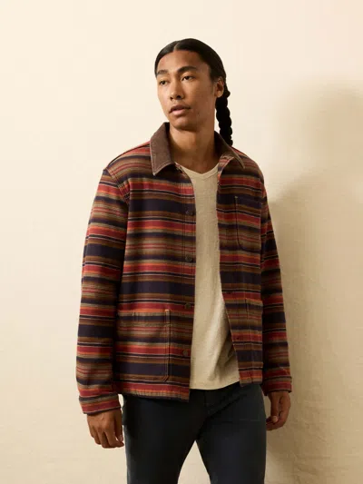 Faherty High Ridge Twill Studio Jacket In Multi