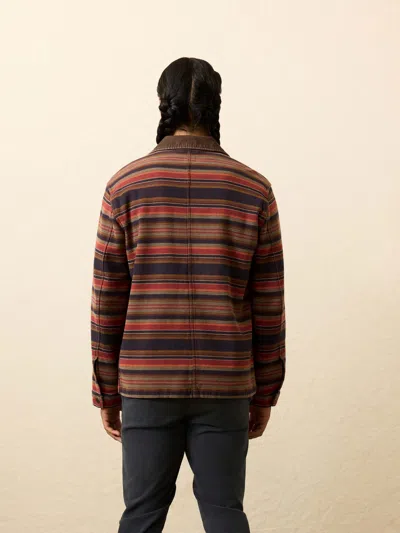 Faherty High Ridge Twill Studio Jacket In Multi