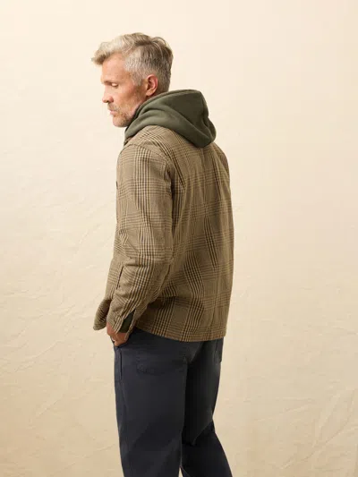 Faherty High Ridge Twill Studio Jacket In Green