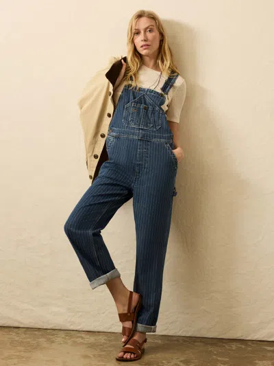 Faherty Denim Riveter Overall In Multi