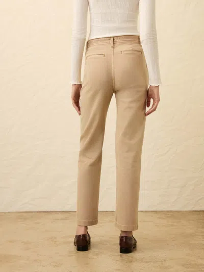 Faherty Sunwashed Canvas Dockside Pants In Neutral