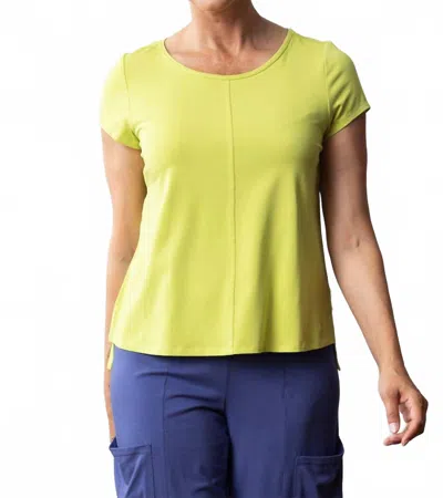 Liv By Habitat Essential Cap Sleeve Tee In Lime In Green