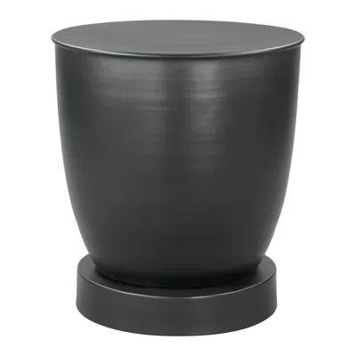 Hivvago Baku Side Table Black In Black