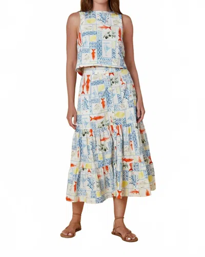 Olivia By Livro Dani Crop Top In Ii Lido In Multi