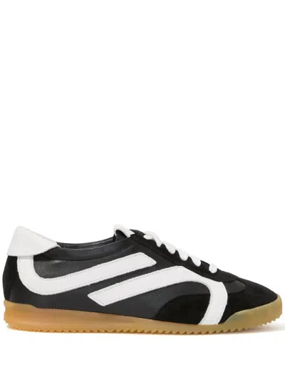Proenza Schouler Bicolor Leather Low-top Sneakers In Multi