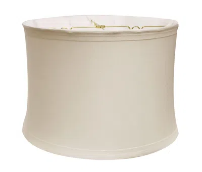 Hivvago Snow Linen Drum Lamp Shade In Neutral