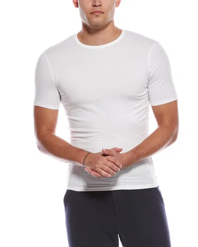 Tommy John Men's Cool Cotton Crew Neck Modern Fit Undershirt In White