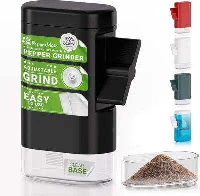 Peppermate Traditional Pepper Mill In Black