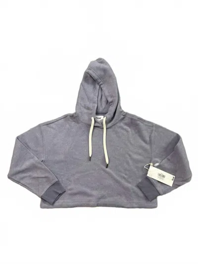 Feat Women's Cropped Hoodie In Dusty Lavender In Gray