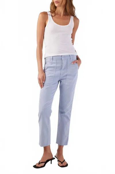 Amo Easy Army Trouser In Sky In Blue