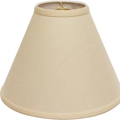 Hivvago Beige Linen Cone Lamp Shade In Neutral