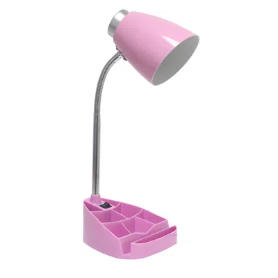 Hivvago 19" Pink Swing Arm Table Lamp