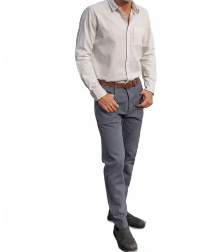 Alex Crane  Canvas Cham Pant In Ink In Gray