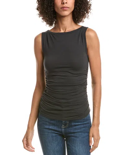 Rag & Bone Lucy Ruched Tank In Black