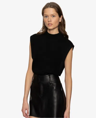 Sanctuary City Shell Sweater In Black In Black