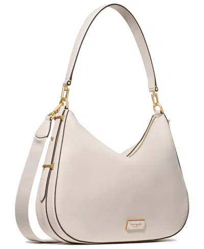 Kate Spade Liv Small Pebbled Leather Hobo Bag In Brown