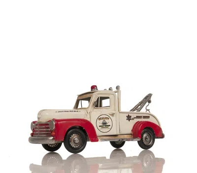 Hivvago Chevrolet Tow Truck Sculpture In Multi