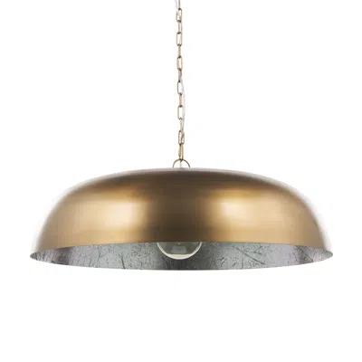 Hivvago Gold Single Metal Dimmable Ceiling Light With Gold Shades In Multi
