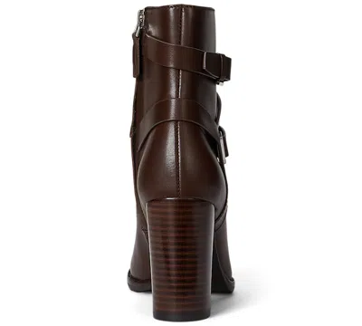 Ralph Lauren Women's Collins Dress Booties In Brown