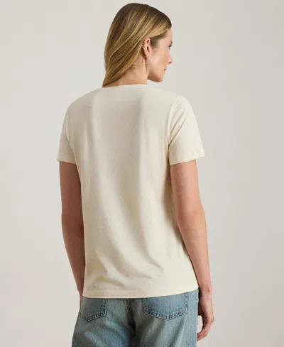 Ralph Lauren T-shirt Lauren  Woman Color Beige In Neutral