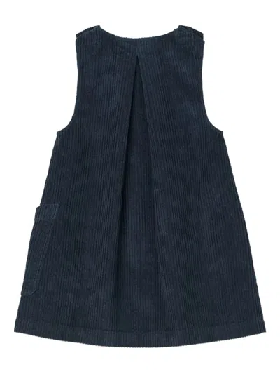 Liewood Corduroy Pocket Dress In Blue