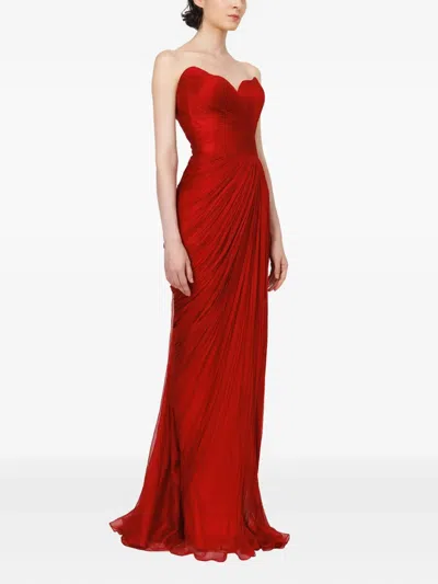 Iris Serban Gisselle Dress In Red