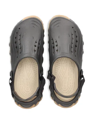 Crocs Perforated-sole Heel-strap Clog Sandals In Multi