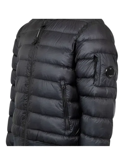 C.p. Company Quilted Shell Jacket In Black