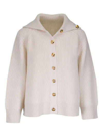 Nili Lotan Deryl Fisherman Knit Cashmere Cardigan In Neutral