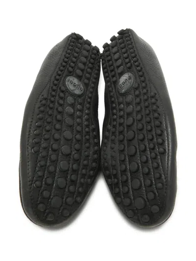 Pre-owned Gucci Leather Loafers In Black