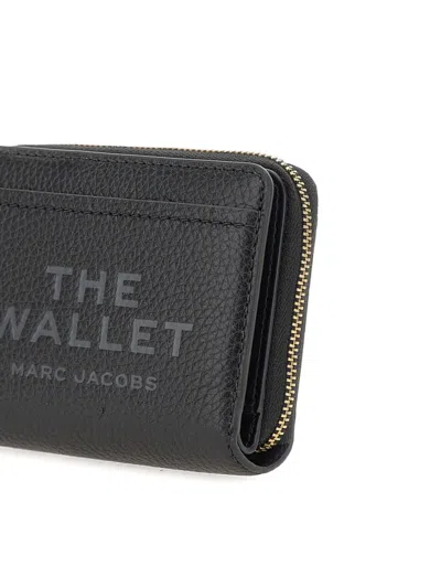 Marc Jacobs Women The Leather Mini Compact Wallet In Black