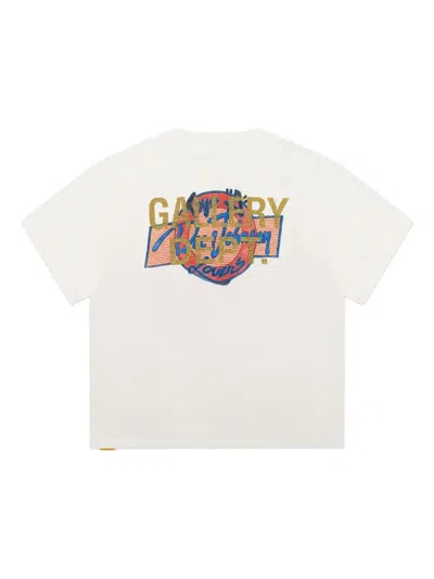 Gallery Dept. Doc Johnson Toys 4 Love Glittered Printed Cotton-jersey T-shirt In Neutral