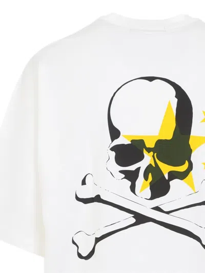 Mastermind Japan Graphic Oversized T-shirt With Skull Design In White