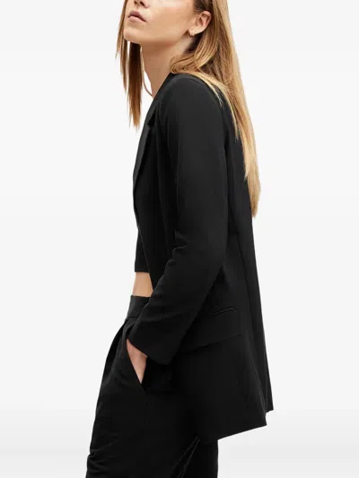 Allsaints Open-front Blazer In Black