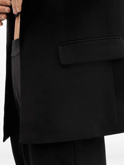 Allsaints Open-front Blazer In Black