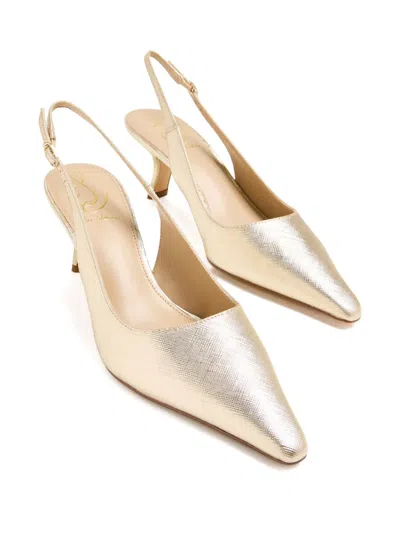 Sam Edelman Women's Bianka Slingback Pump In Tan Raffia In Multi