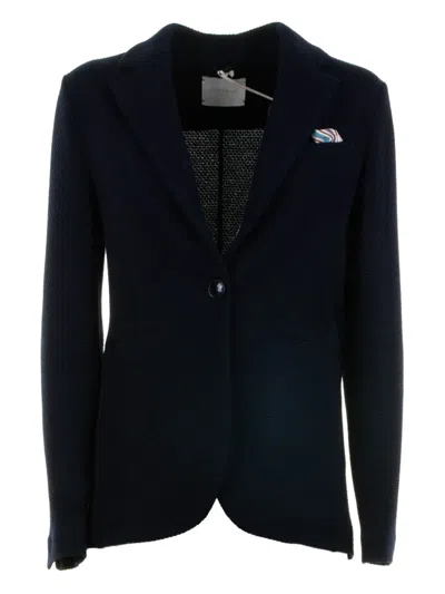 纹理单排扣夹克