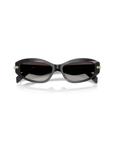 Michael Kors Geometric-frame Sunglasses In Gray