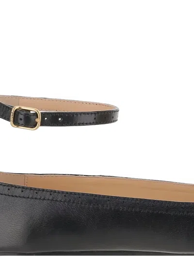 Chloé Black Misty Ballerinas In Black
