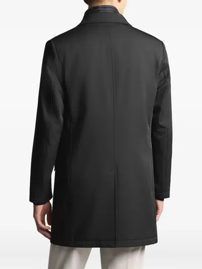 Fay Three-button Single-breasted Coat In Gray