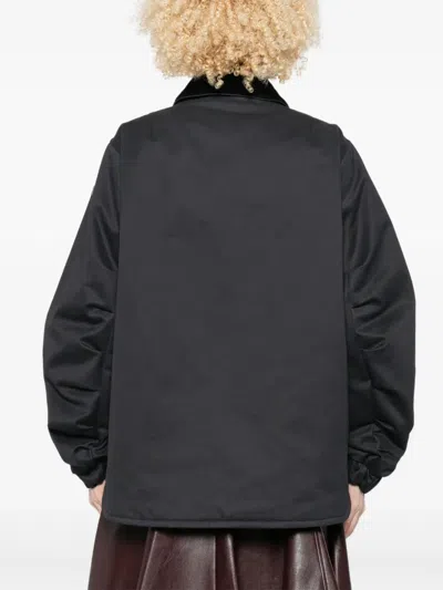 丝绒领口袋夹克