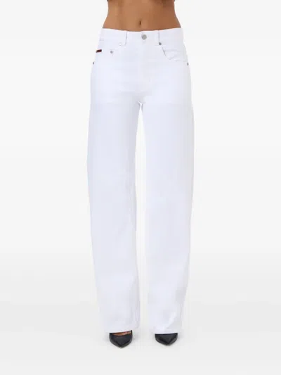 No44 Cotton Jeans In Multi