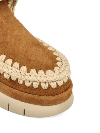 Mou Eskimo Bounce Sneaker Boots In Brown