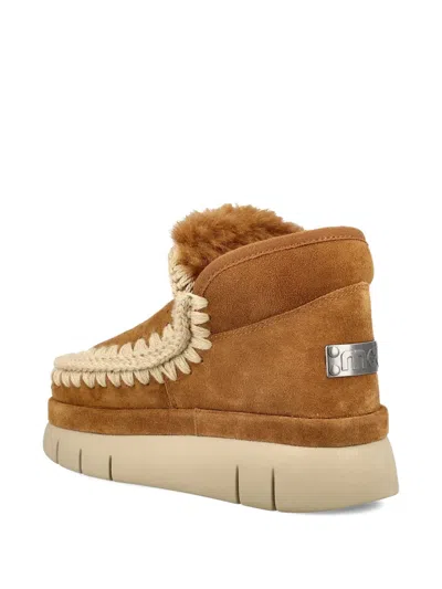 Mou Eskimo Bounce Sneaker Boots In Brown