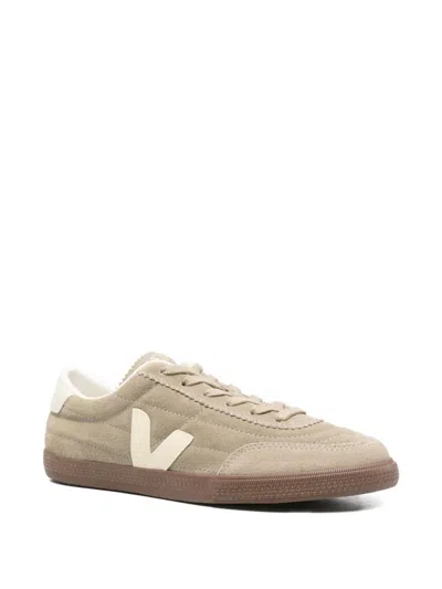 Veja Paneka Suede Sneakers Taupe Pierre Bark In Nude