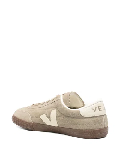 Veja Paneka Suede Sneakers Taupe Pierre Bark In Nude