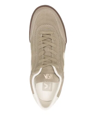 Veja Paneka Suede Sneakers Taupe Pierre Bark In Nude