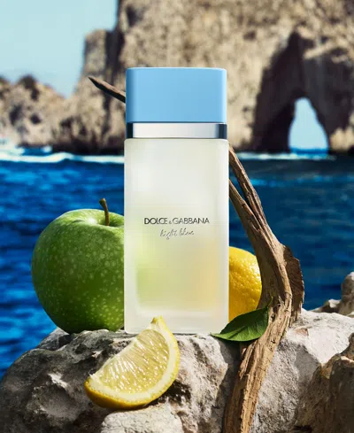 Dolce & Gabbana Light Blue Eau De Toilette Trio Gift Set In Transparent